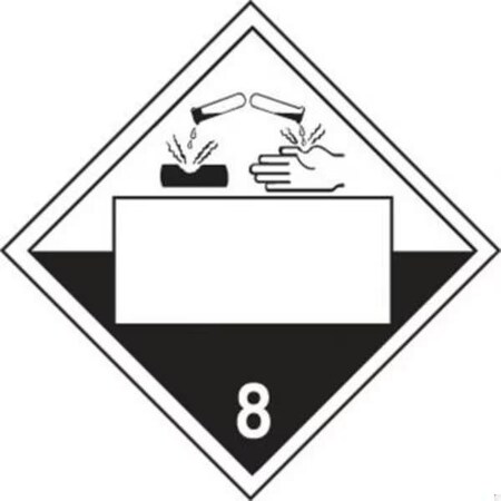 Accuform 10.75 in W, 10.75 in H, Plastic MPL800VP100